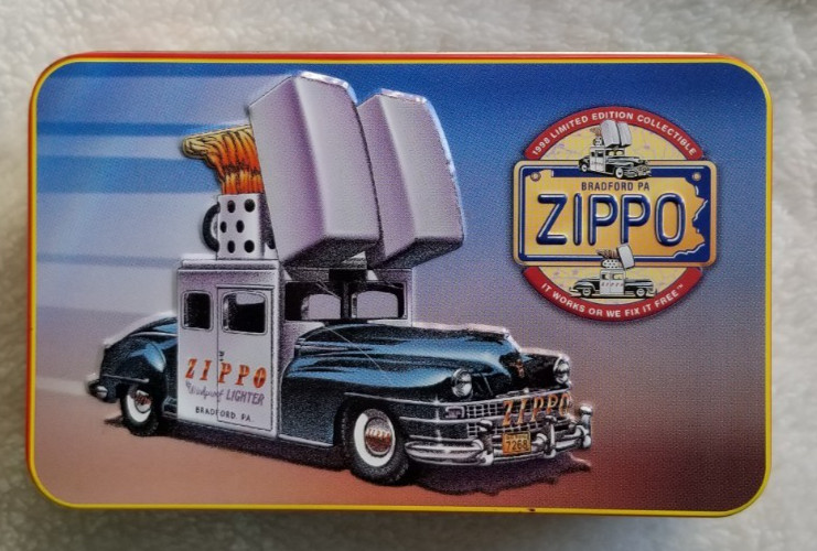 Zippo Lighter 2004 Choice Collection: Zippo Road Trip Rushmore in Zippo Car Tin