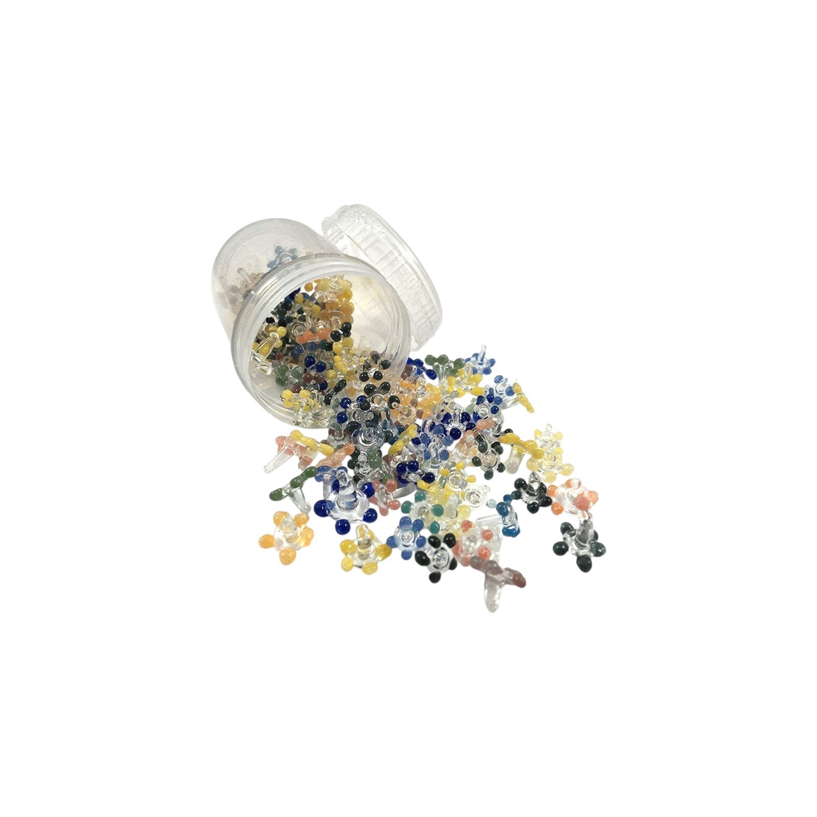 200 Pieces Daisy Glass Pipe Screens Reusable & Heat Resistant – 6mm to 9mm
