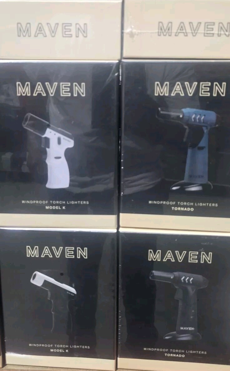 Maven Model K (RED) Handheld Single Jet Torch Lighter – Refillable – FAST SHIP