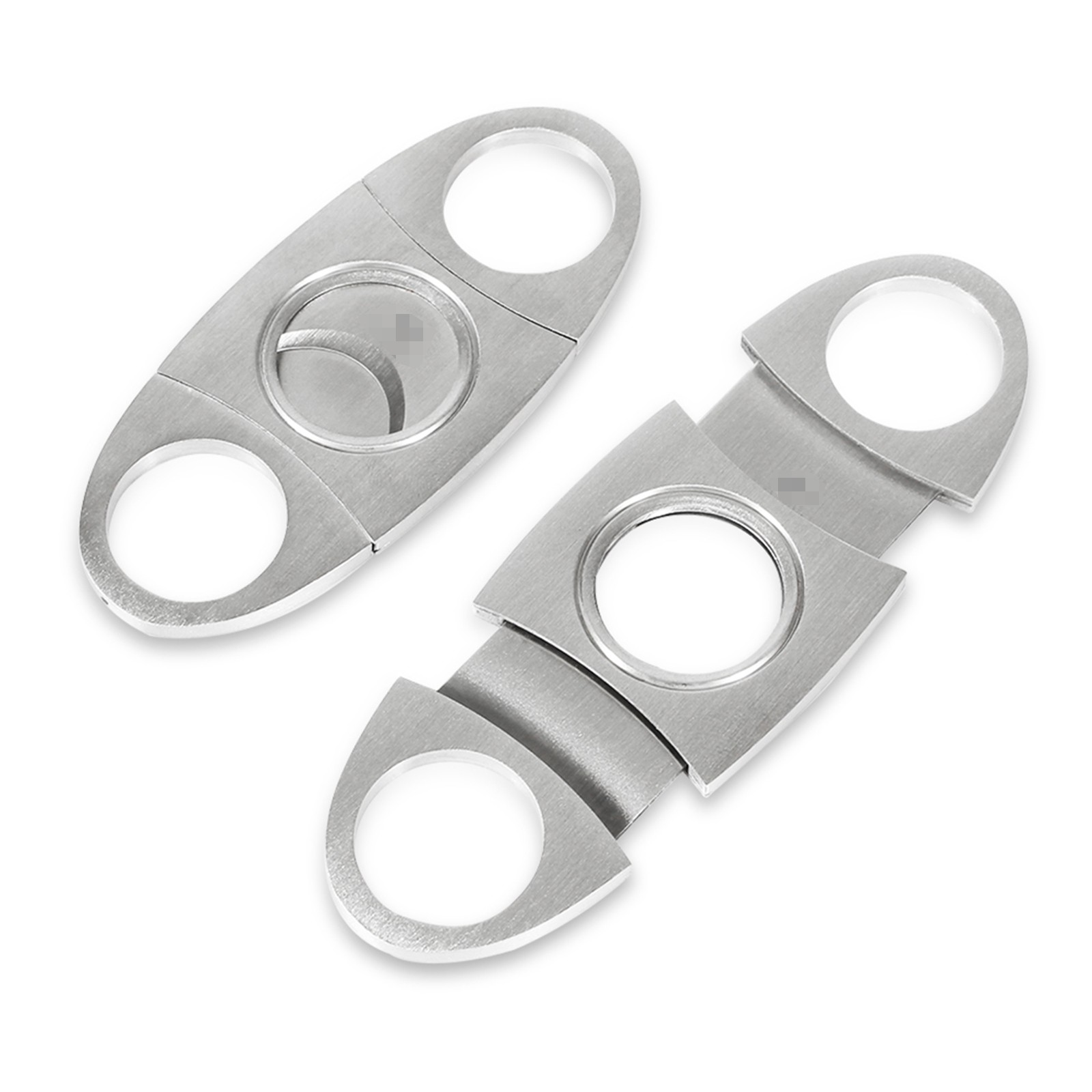 Portable 3 Jet Torch Flame Cigar Lighter Windproof Refillable Cigar Cutter Punch