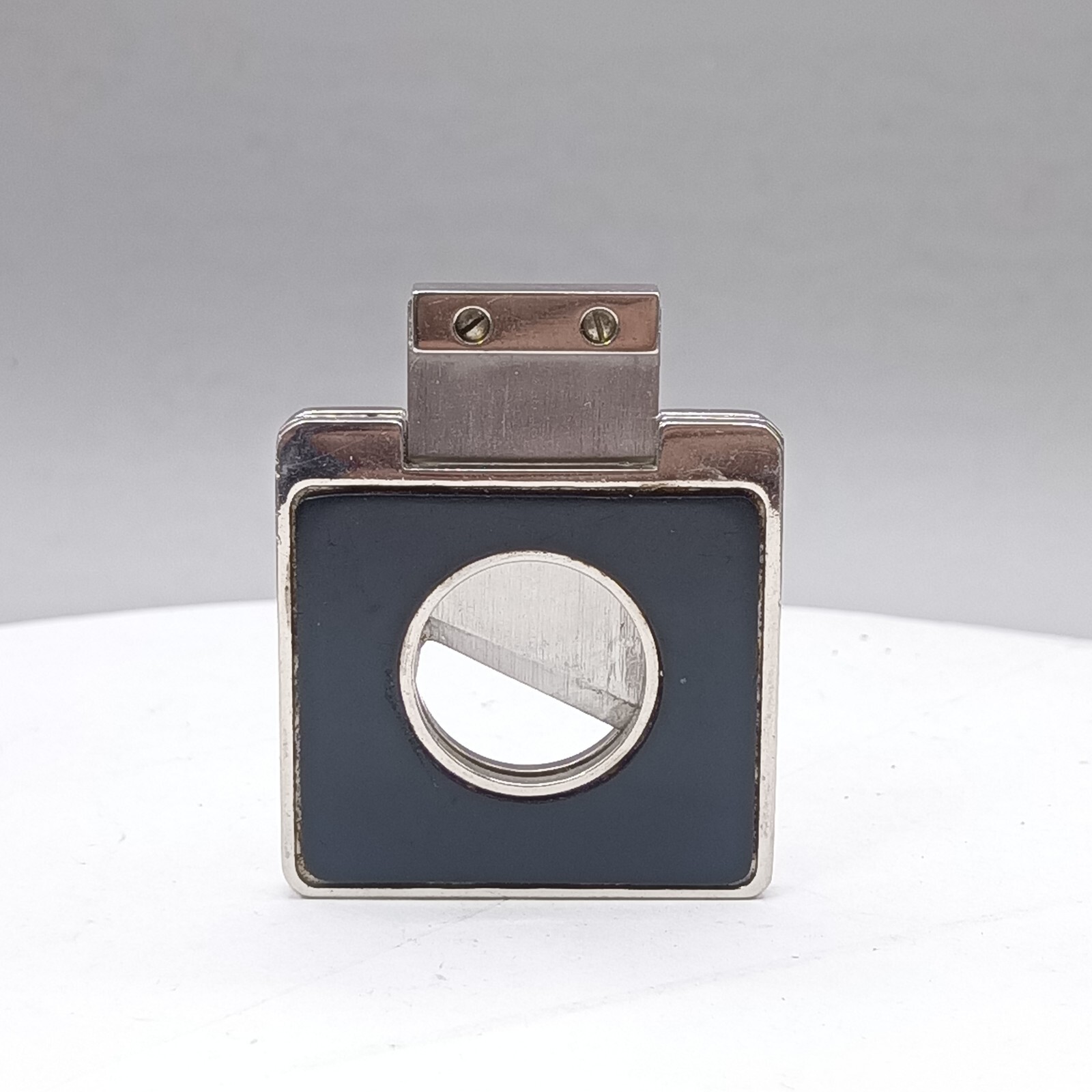 Vintage Thin Square Italian Unique Pocket Cigar Cutter – Stainless Steel Blade