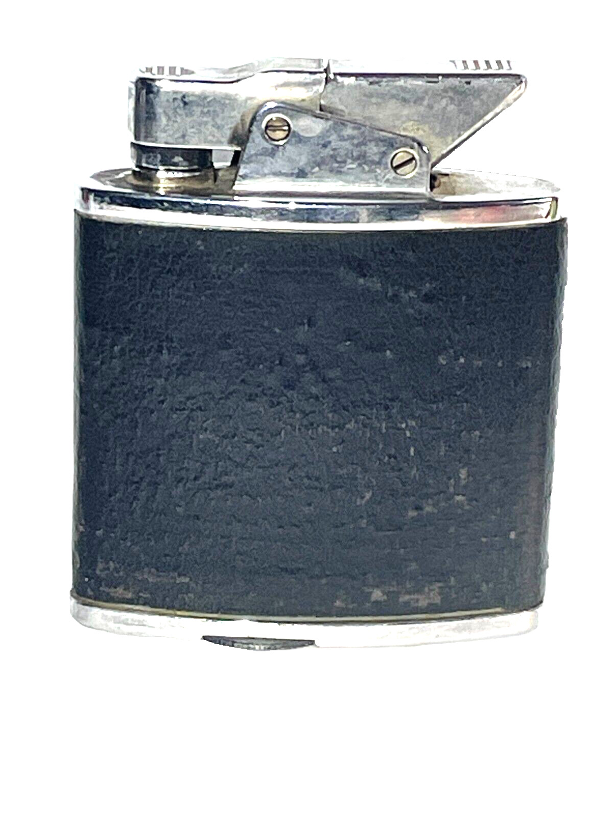 THE Giant 4.5”X 3.3/8” Tall Table DECO Novelty Lighter in working condition.