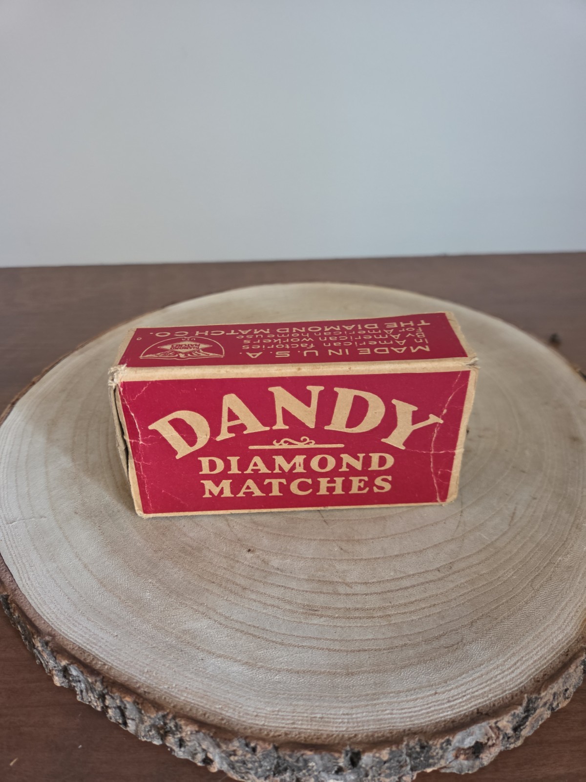1950’s Dandy Diamond-Made In U.S.A.-Match Box