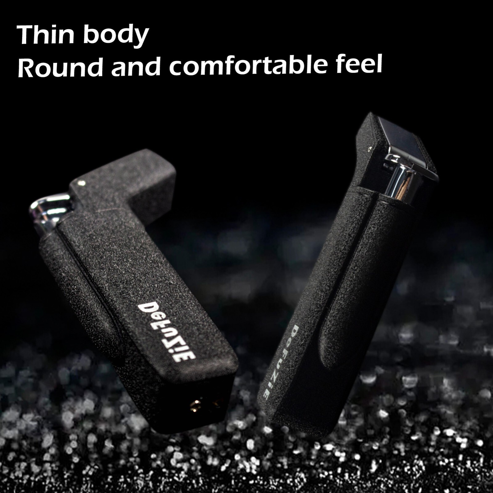 DefuZiE Torch Lighter Windproof Adjustable Jet Flame Butane Lighter for Cigar