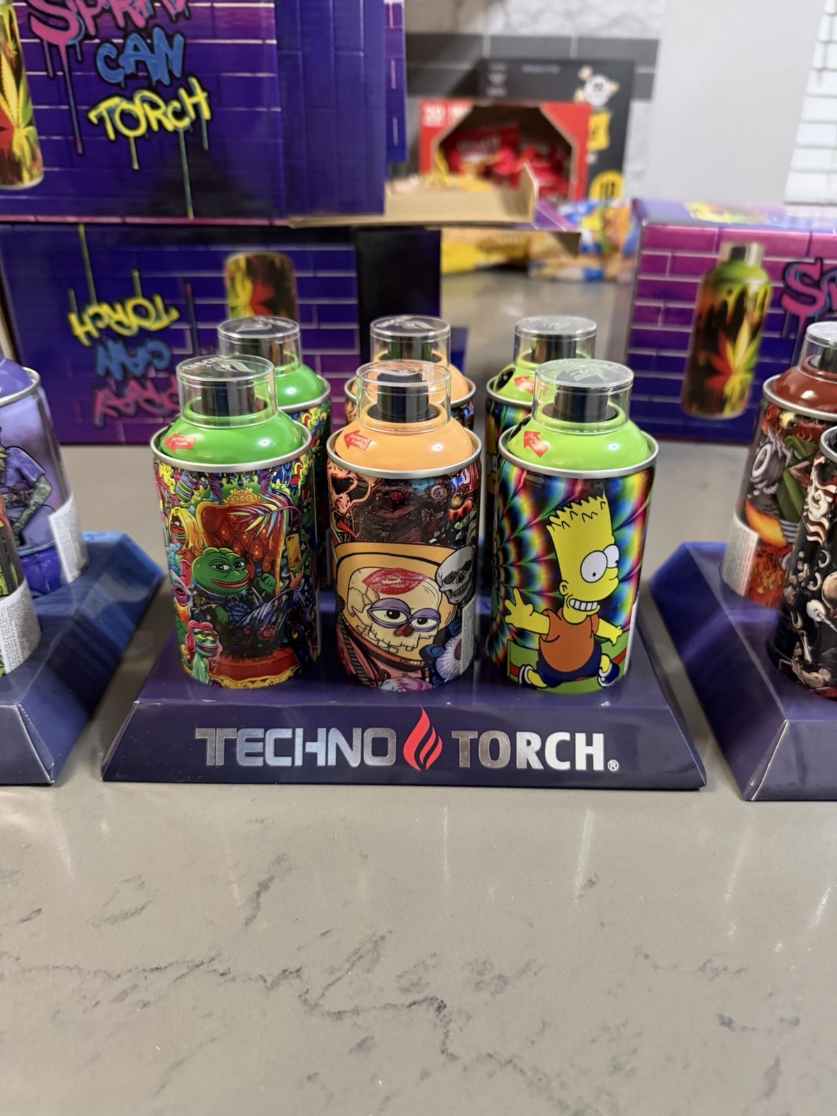 TECHNO SMALL SPRAY CAN TORCH-COUNT 1