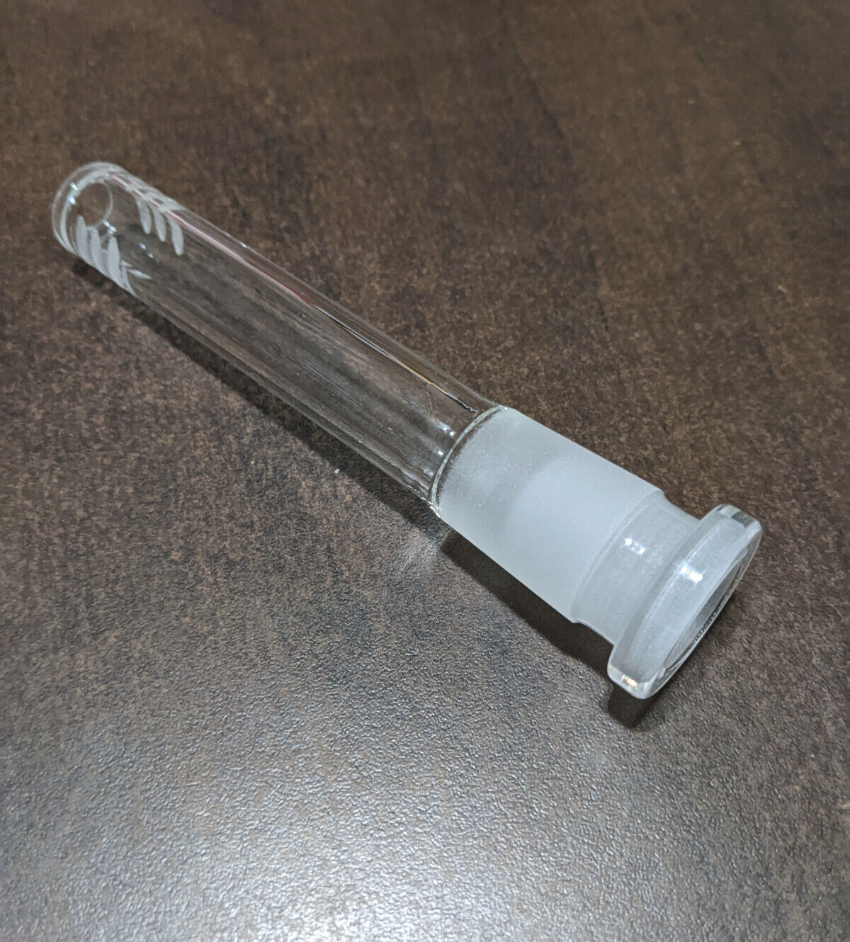 3.5″ Inch 18mm/14mm Downstem Glass Slide With Diffuser For Water Pipe Bong Smoke