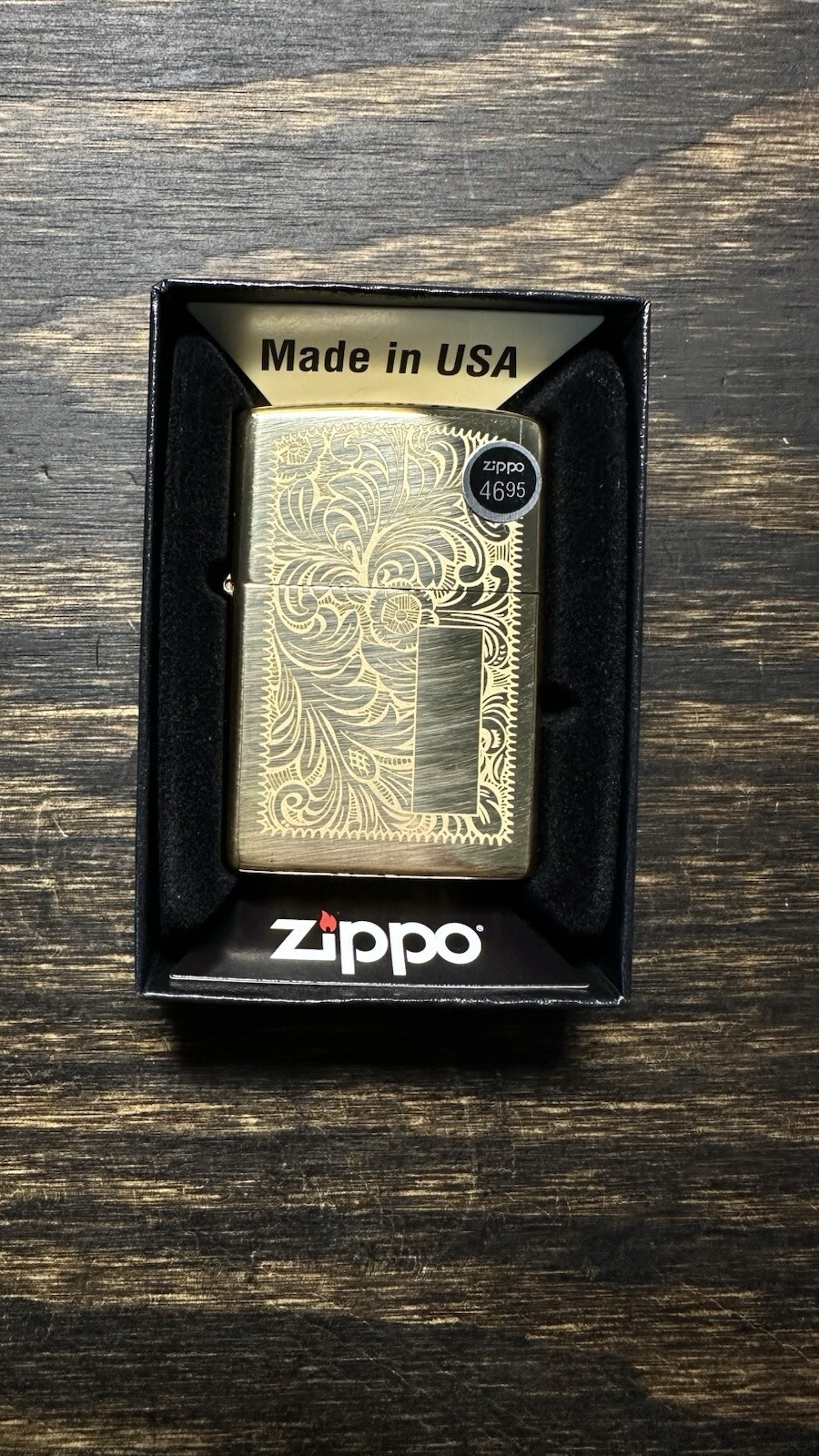 Zippo Lighter Hp Brass 352B Venetian