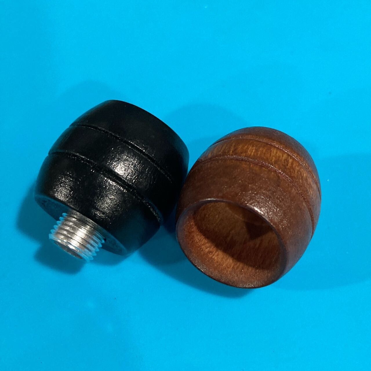 50 PCS Big wood bowls mixed colors black + brown for tobacco smoking pipes