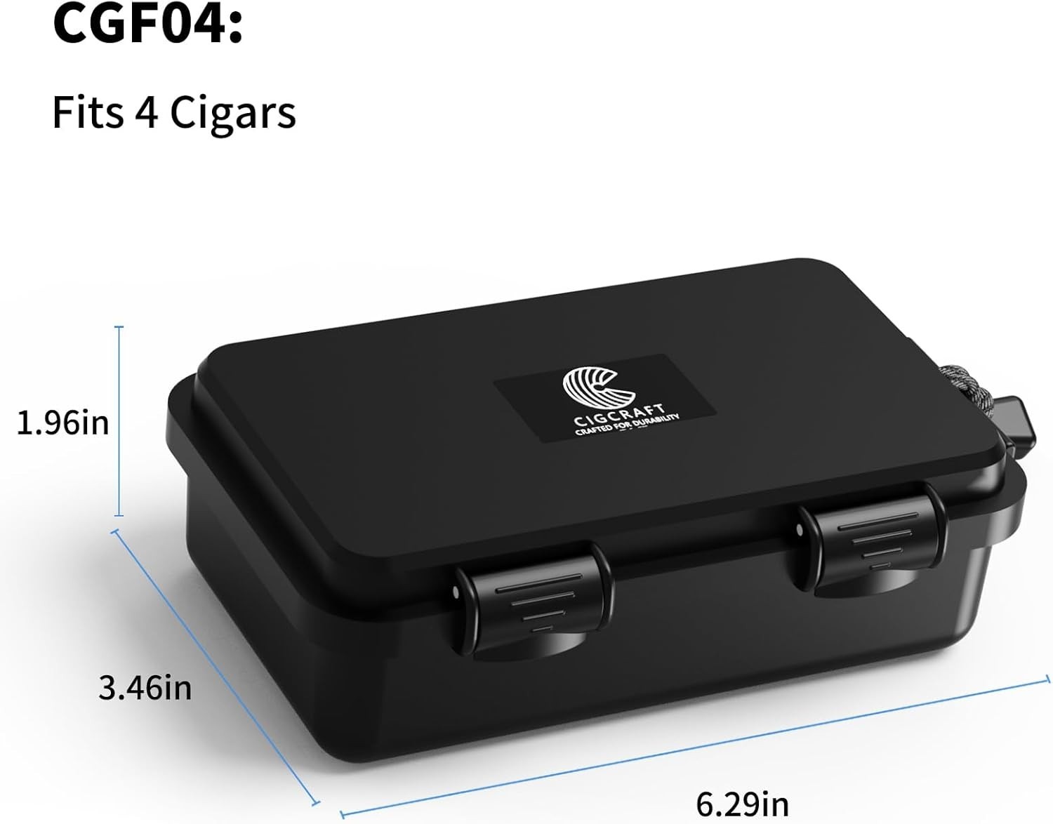 Cigar Humidor, Clgcraft Travel Cigar Humidor Box- Portable Cigar Case with Humid