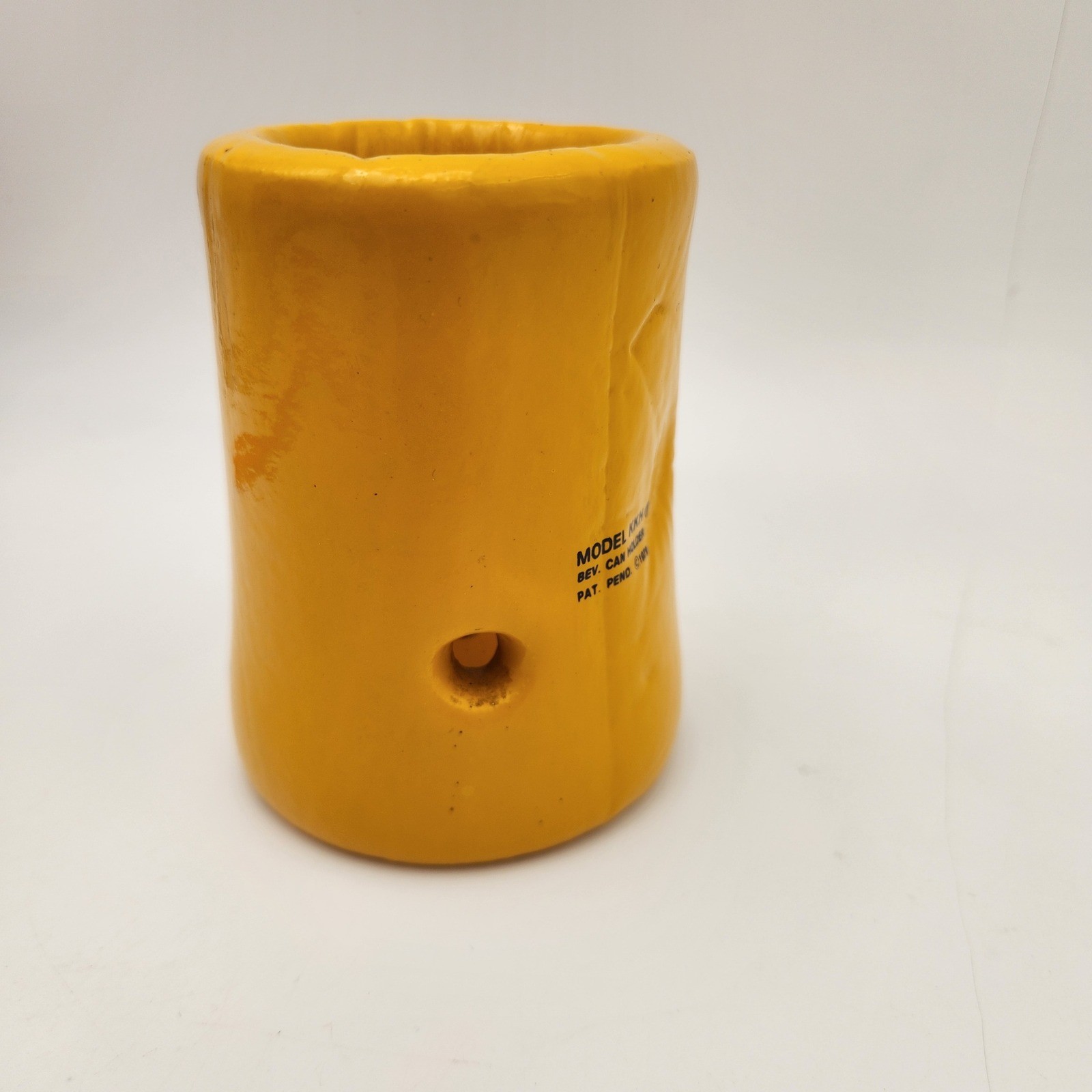 Vintage 1981 Camel Cigarettes Yellow Foam Can Holder Koozie Joe Camel RJR 1979