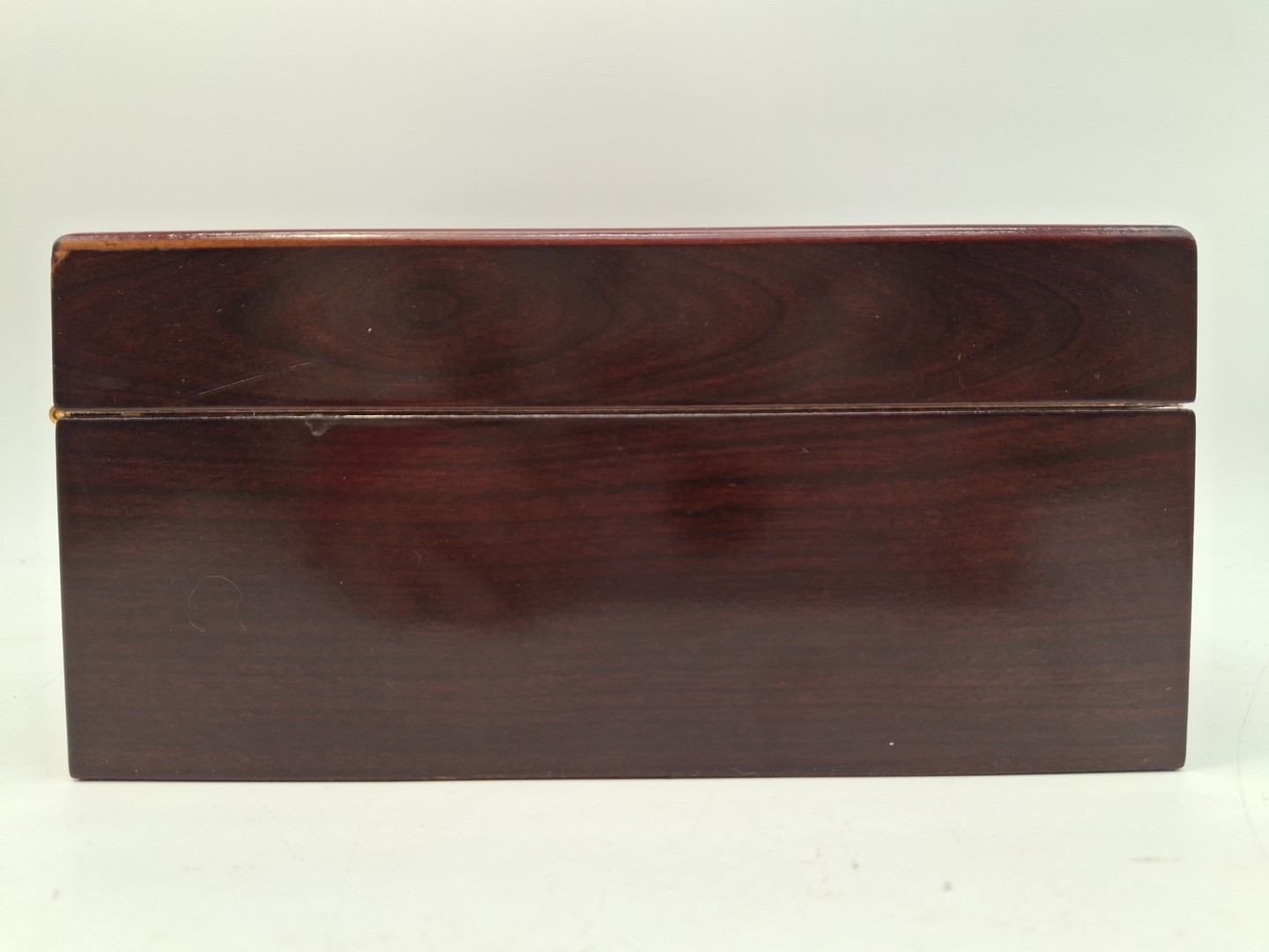Humidor Supreme Wood Cigar Box Cedar Lined w Hygrometer Glass Top See Through