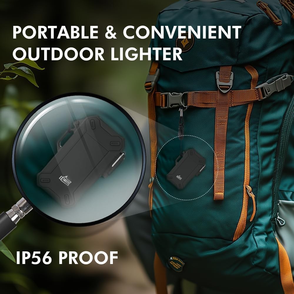 Long Neck USB Rechargeable Lighter – Waterproof, Windproof for Indoor & Outdoor