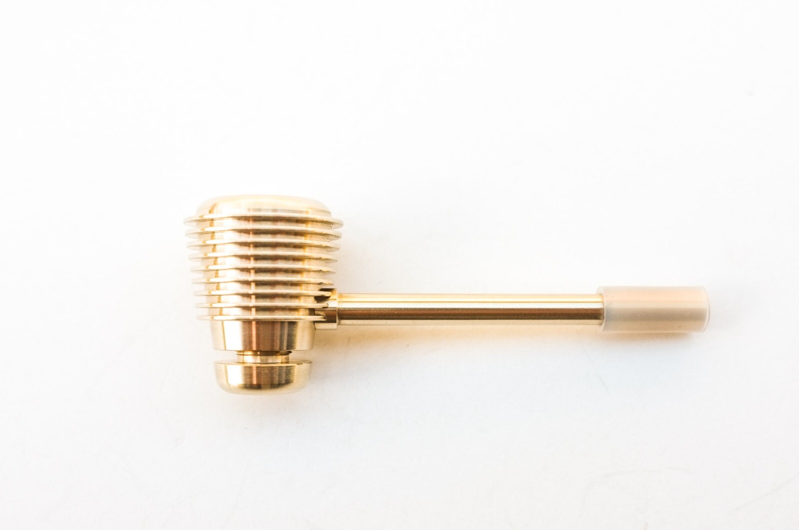 Brass Beehive Pipe Solid Brass Screenless Removable Tar Trap Precise CNC Machine