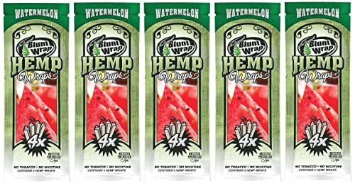 The Original B Wrap Watermelon Flavor – (5 Packs of 4 Wraps) 20 WRAPS + TIPS