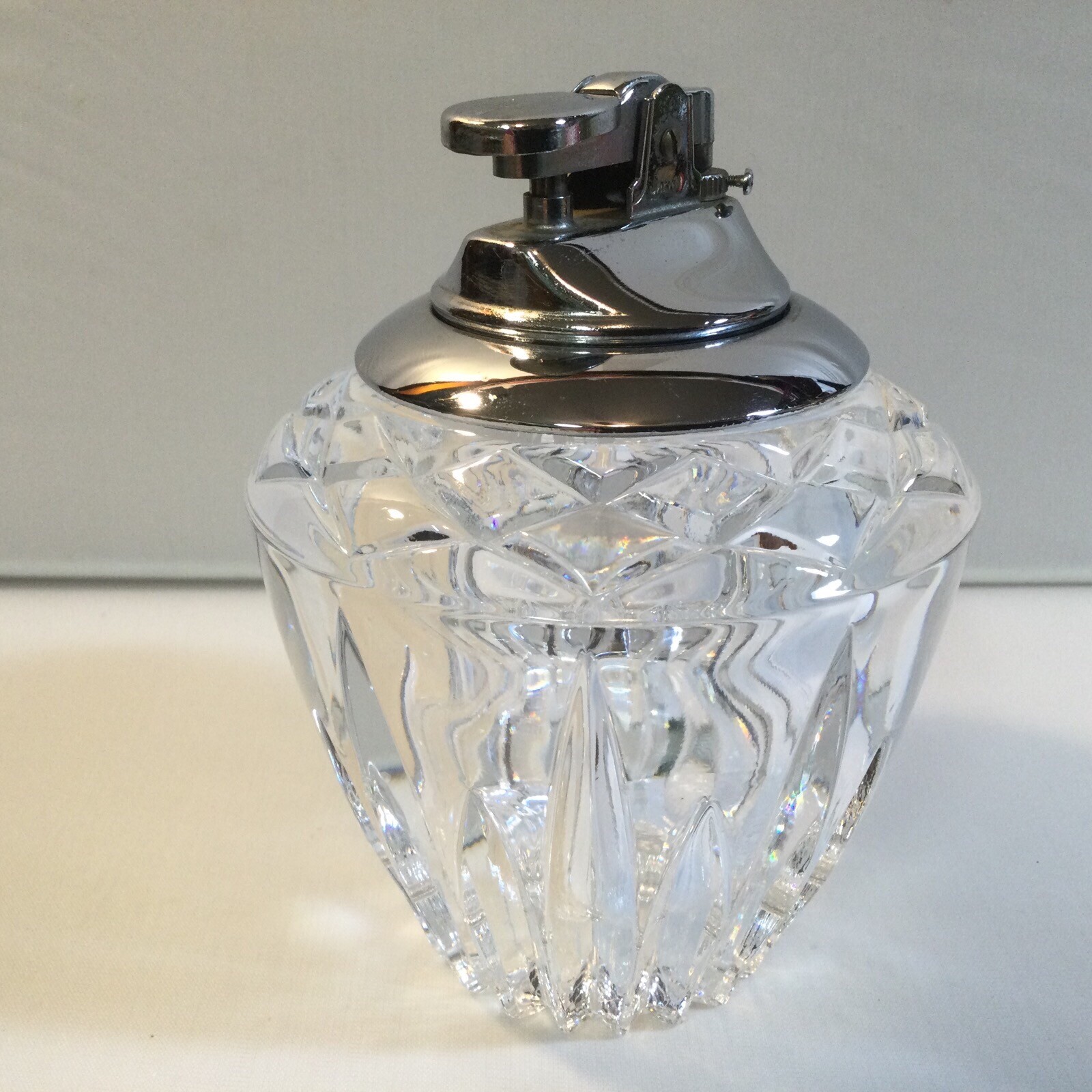 Vintage Princess House Lead Crystal 873 Table Lighter Japan
