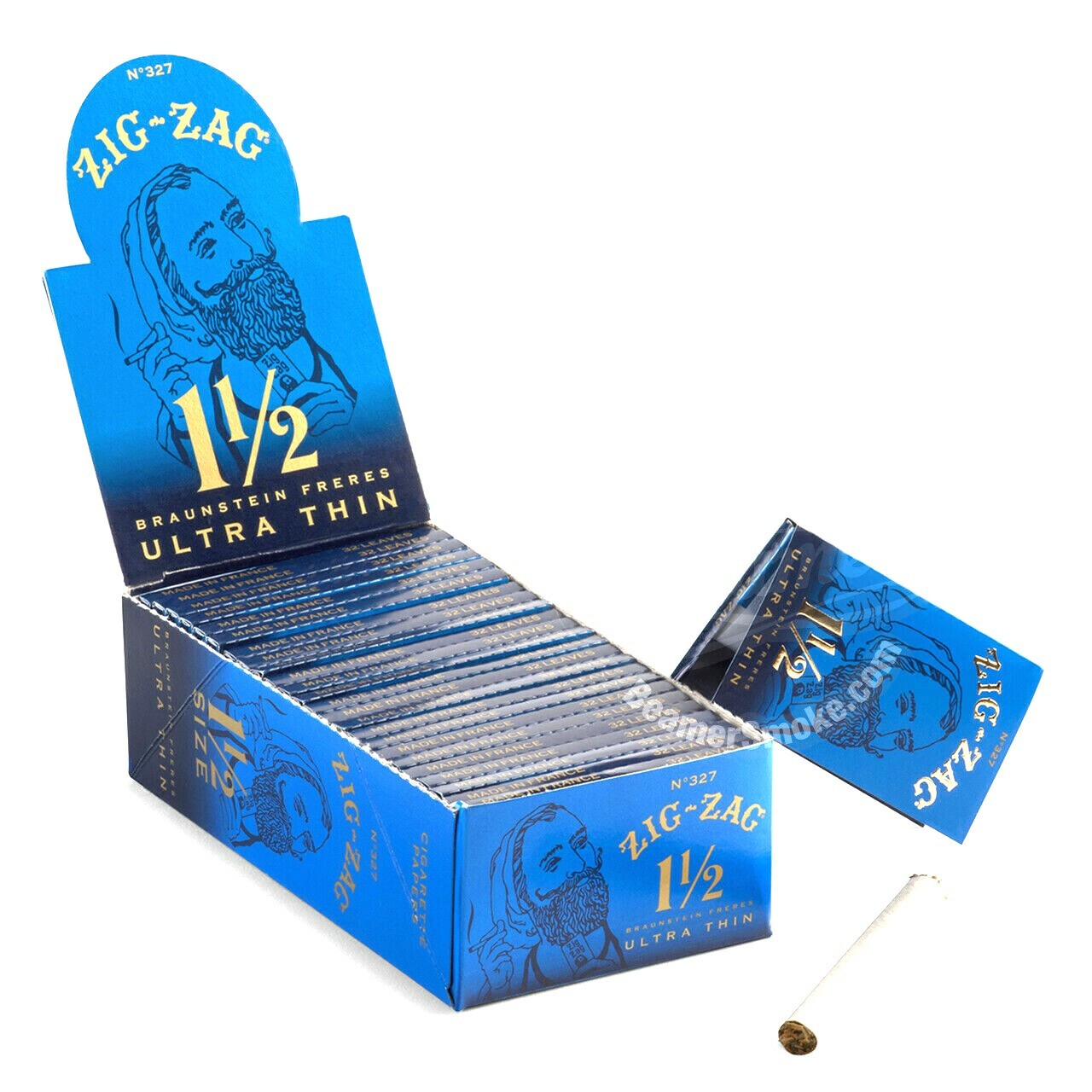3 Packs Zig Zag Ultra Thin 1 1/2 Rolling Papers Free Shipping USA