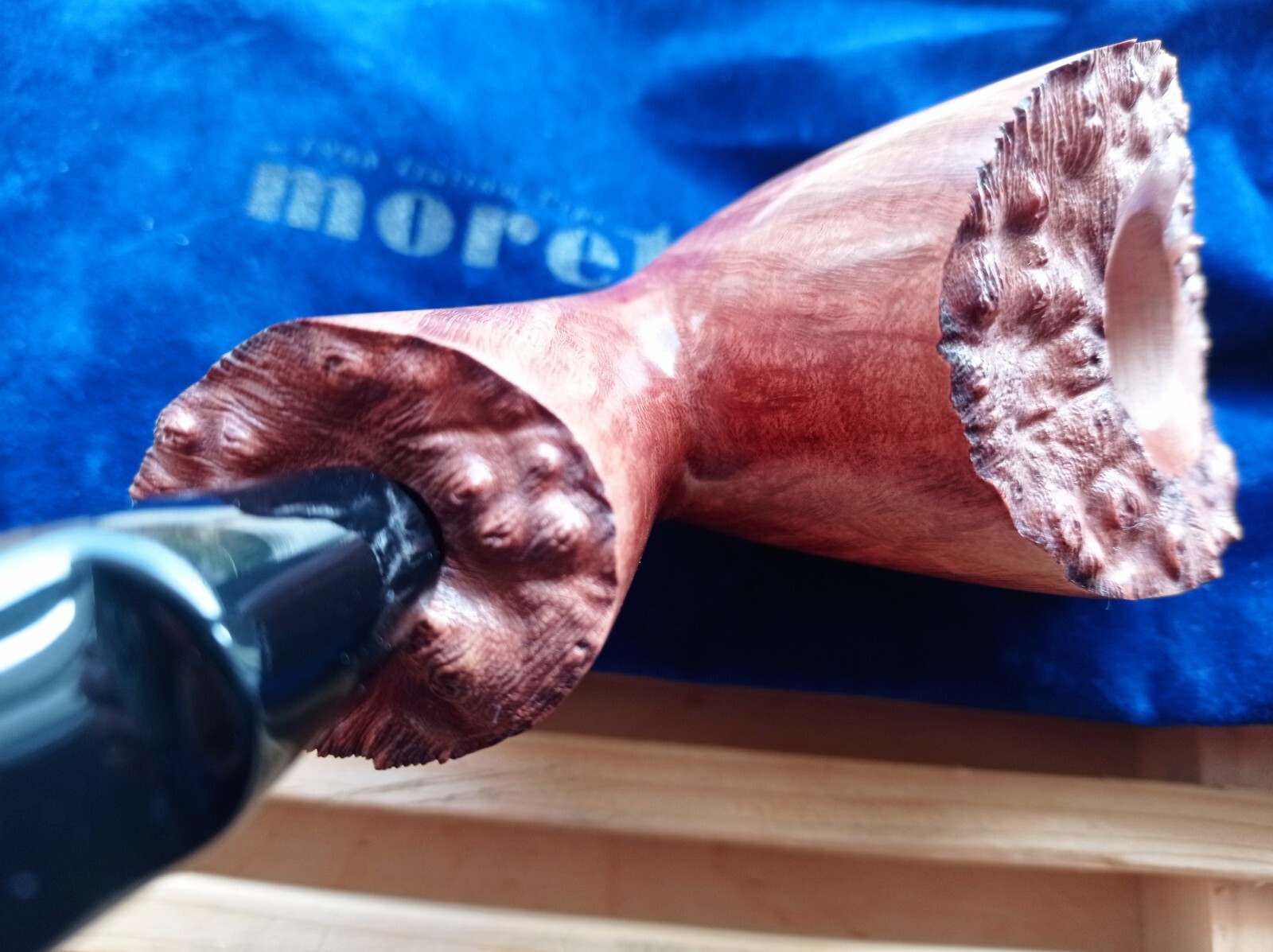 pipe Moretti freehand Big handmade Italy High Grade briar stem acrilic 7 oz 3,1