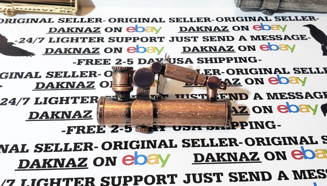 VINTAGE RETRO STEAM STYLE OIL LIGHTER Trench Lighter O Ring IN USA FREE SHIPPING