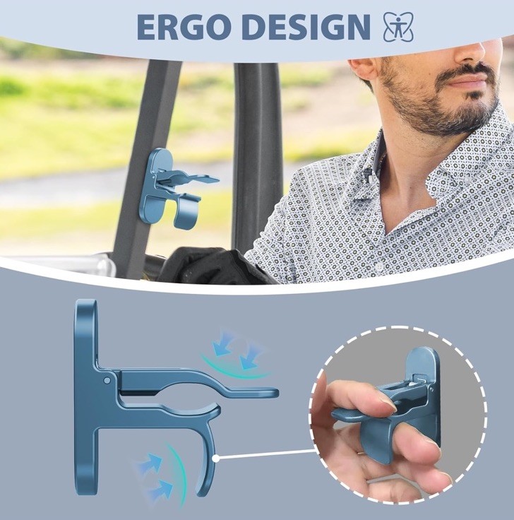 Strong Magnetic Cigar Holder Golf Cart Cigar Holder Clip Matte Cigar Tool