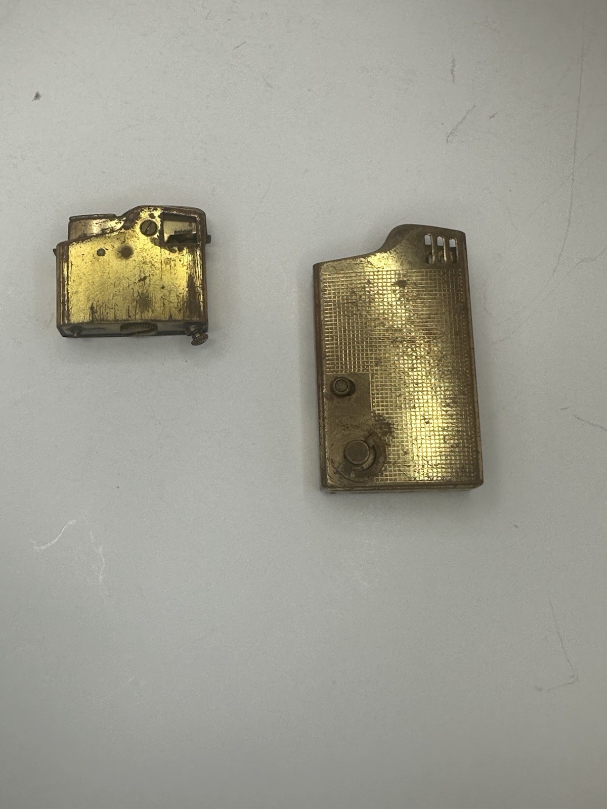 Working Music Box Lighter by Aria K Gold Tone Brass VTG 1970’s JAPAN see Video
