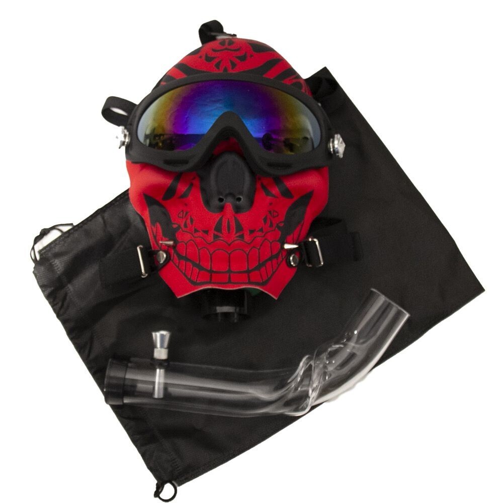 MULITI COLOR HIGH QUAITY SKULL FABRIC MASK SMOKING HOOKAH PIPE