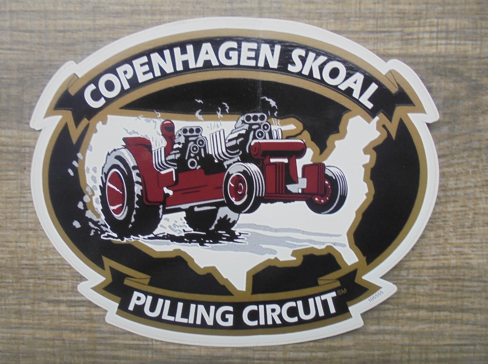 COPENHAGEN SKOAL PULLING CIRCUIT OVAL DECAL/STICKER 6.5 X 5.50″NEW