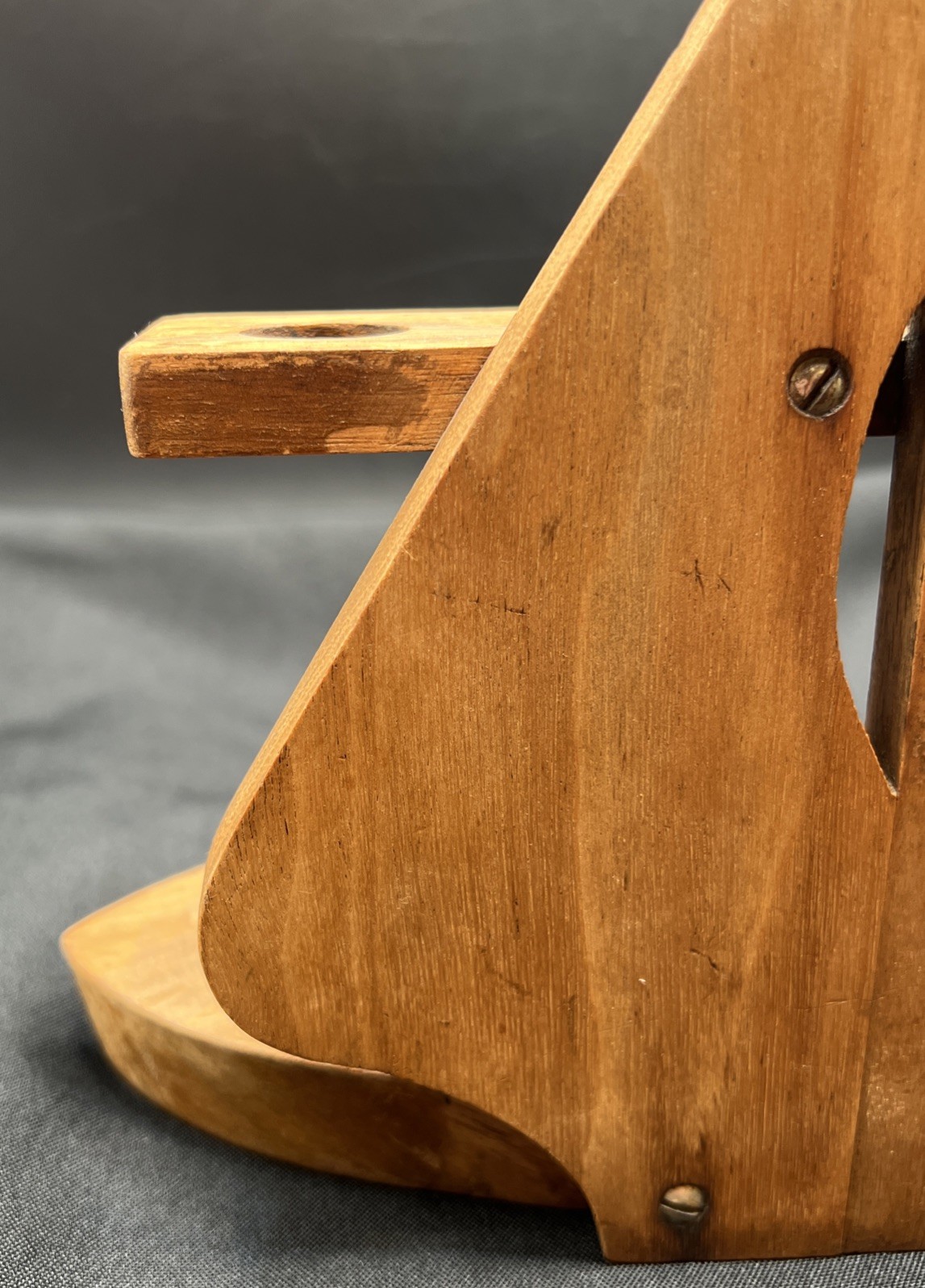 Vintage Wood 5 Pipe Holder Rest Stand Sailboat Nautical Free Standing