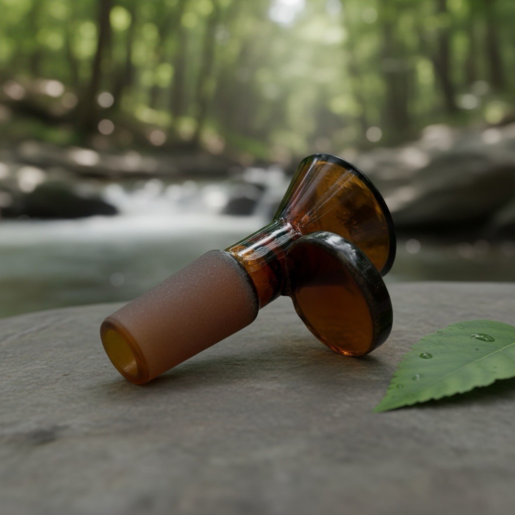 14mm Glass Bong Bowl Water Pipe Replacement Piece Slide For Water Pipes – AMBER