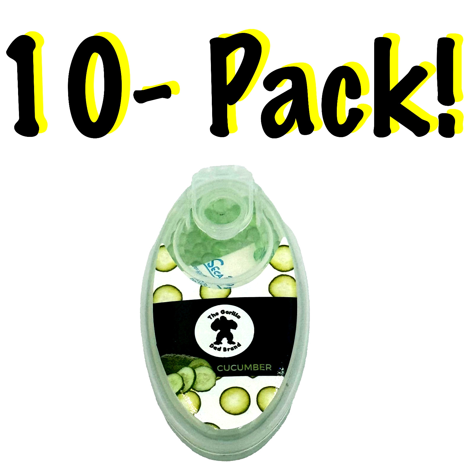 1000 Count Cucumber Burst Beads – Bulk DIY Menthol Flavor Infusion Capsules