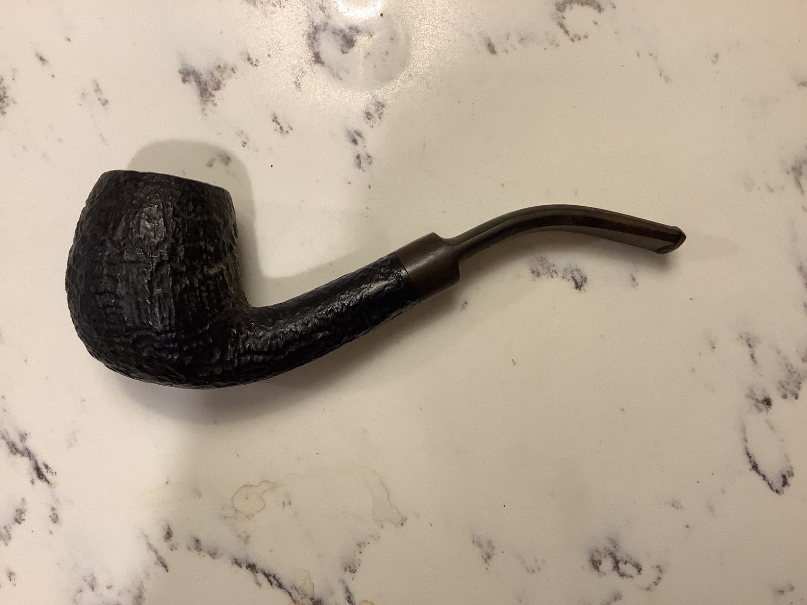 THORNEYCROFT BENT BILLIARD BBB OWN MAKE 307 LONDON ENGLAND Estate Tobacco Pipe
