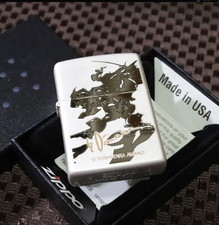 Zippo Final Fantasy VI 6 Terra Tina Yoshitaka Amano Silver Oil Lighter Japan