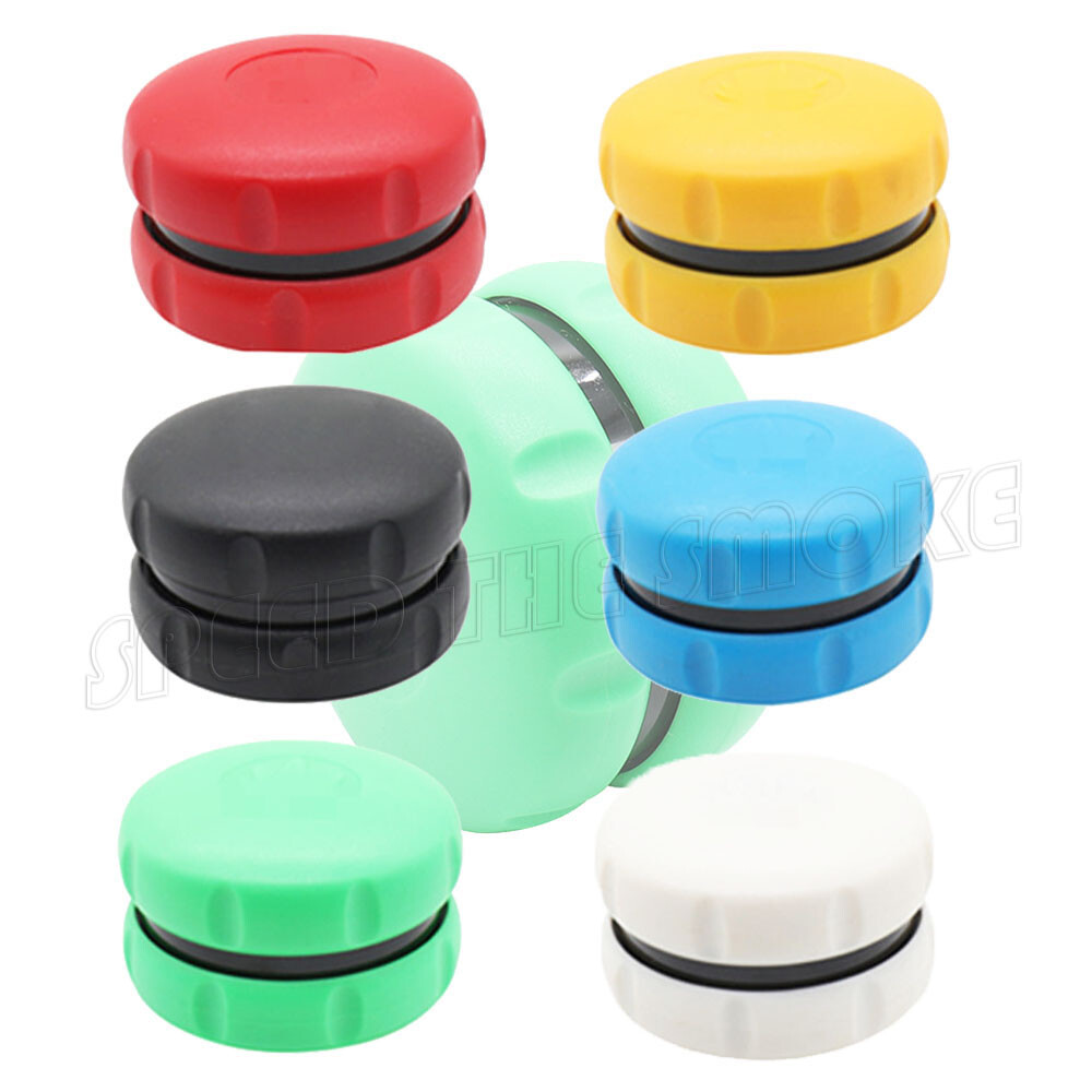 Full Plastic Cool Plump Look Spice Mill Grinder 2.48″ 63MM New
