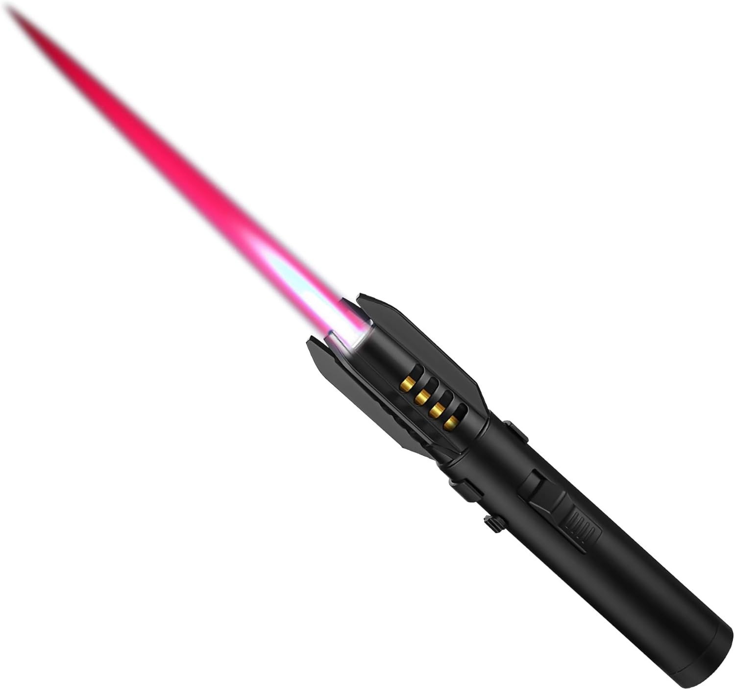 Windproof Butane Torch Lighter | Refillable Jet Flame Adjustable Lock Gas Free