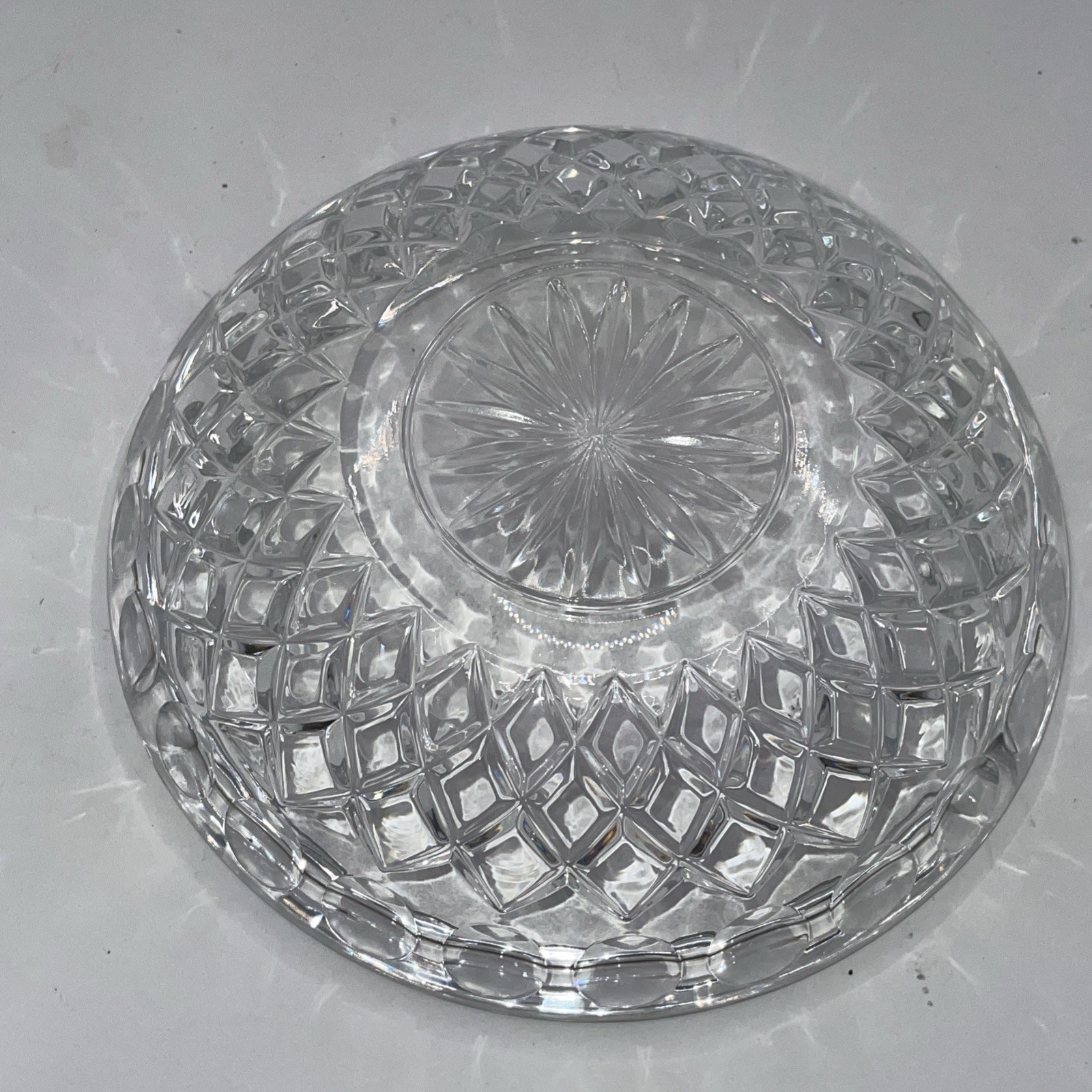 Vintage Princess House Lead Crystal Cut Ash Tray Cigar Cigarette