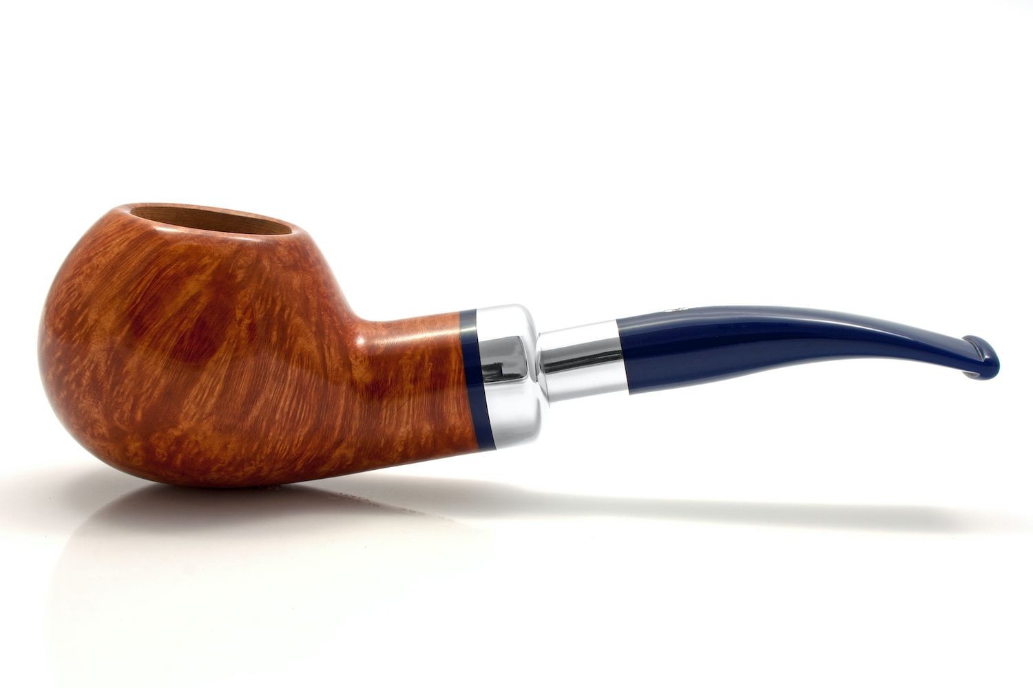 Savinelli Eleganza Light 320 Half-Bent Diplomat Briar Pipe 135 mm