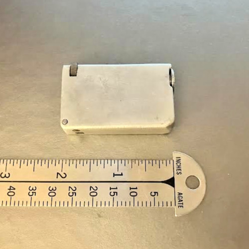 Vintage Aluminum Block Lighter No Brand Lighter