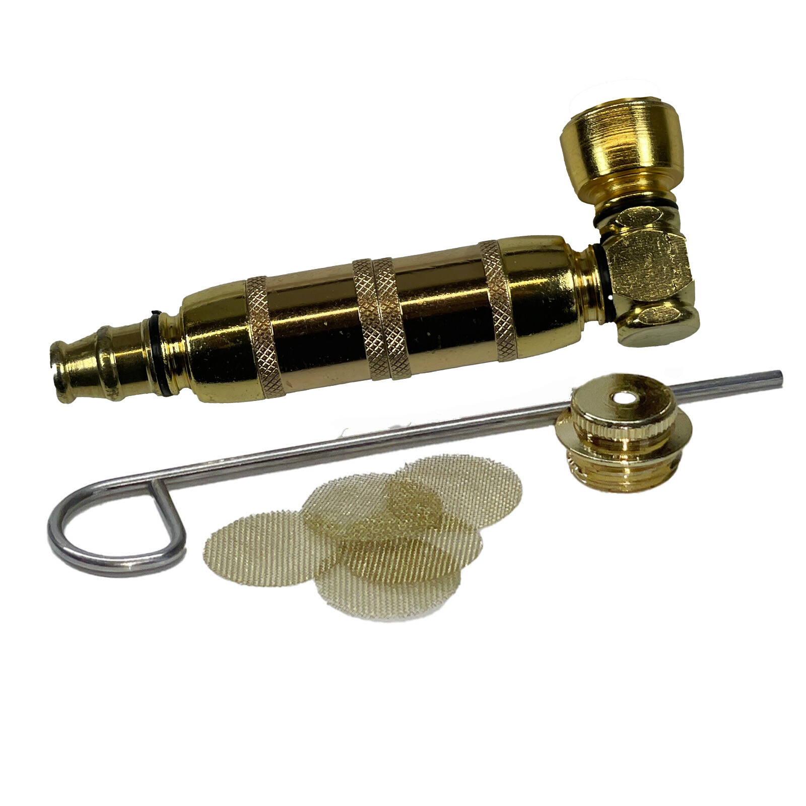 Classic Double Chamber Pipe -Tobacco Smoking Pipe Herb