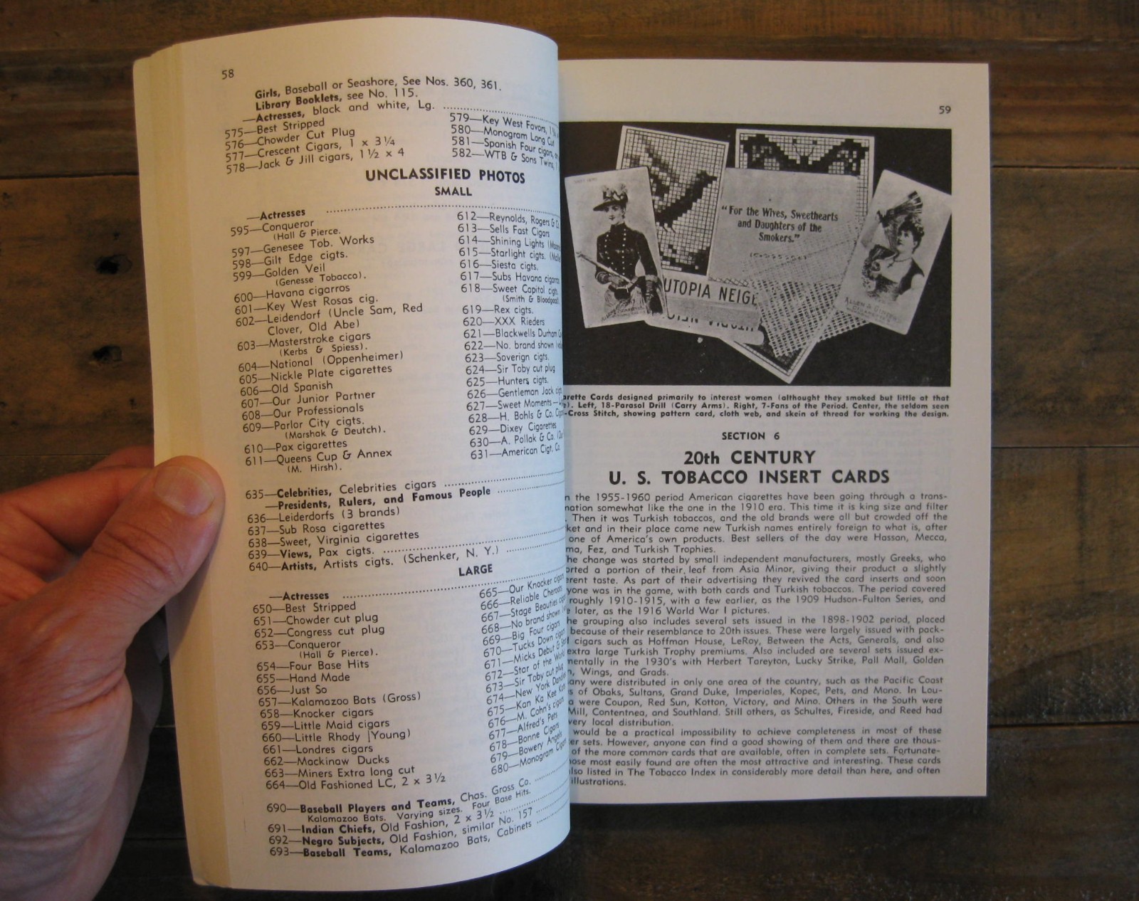 1967 1988 Reprint – The American Card Catalog – Jefferson Burdick Standard Guide