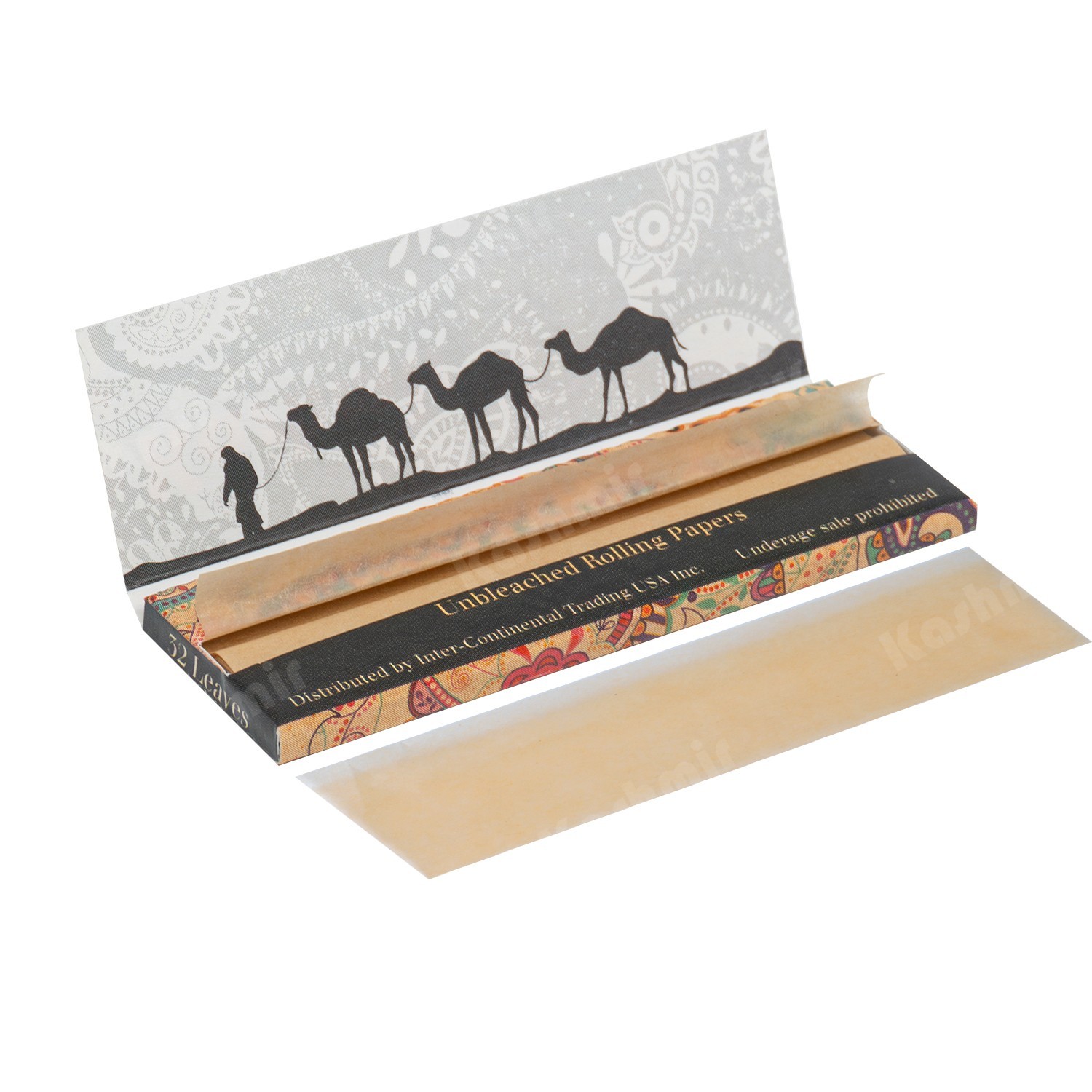 Unbleached Rolling Papers 1-1/4 Size 32 Leaves Pack (25 Pack Box)