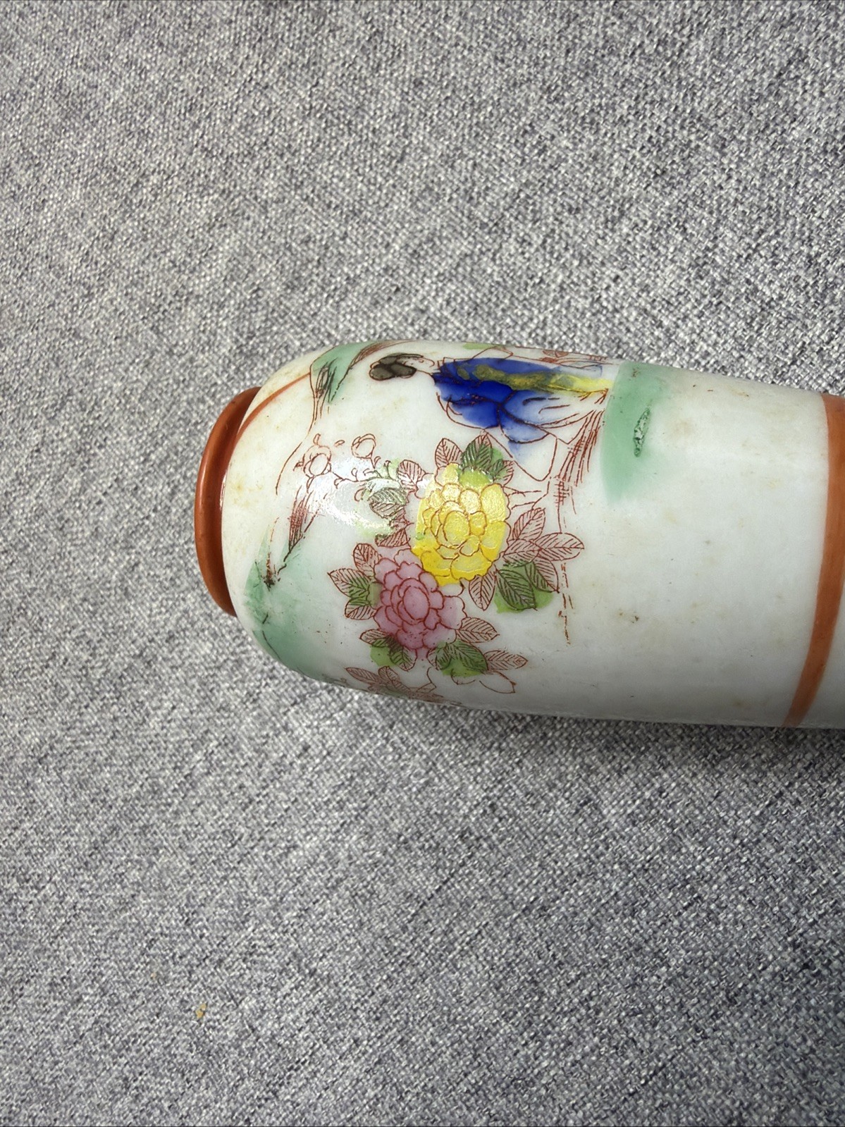Vintage 1950’s AirFlam Lighter Geisha Design Bottle ONLY 3 1/2 In Tall Germany