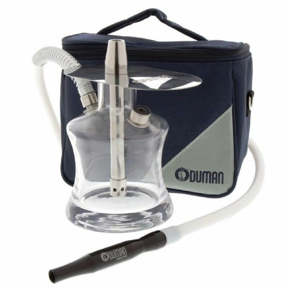 Oduman N2 TRAVEL Stainless Steel Shisha Hookah With TRAVEL BAG – Portable Hookah