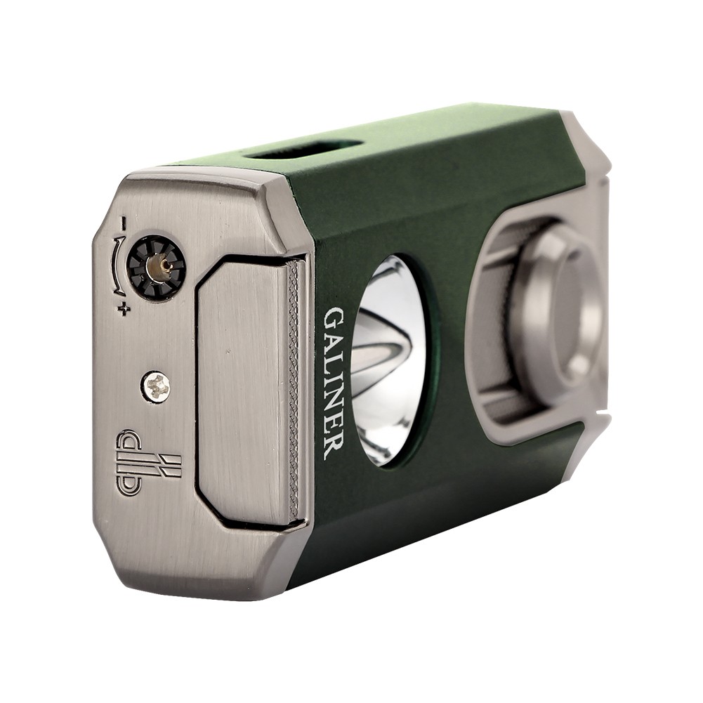 Galiner Travel Cigar 3 Jet Flame Torch Lighter Stainless V-Cutter Punch Gift