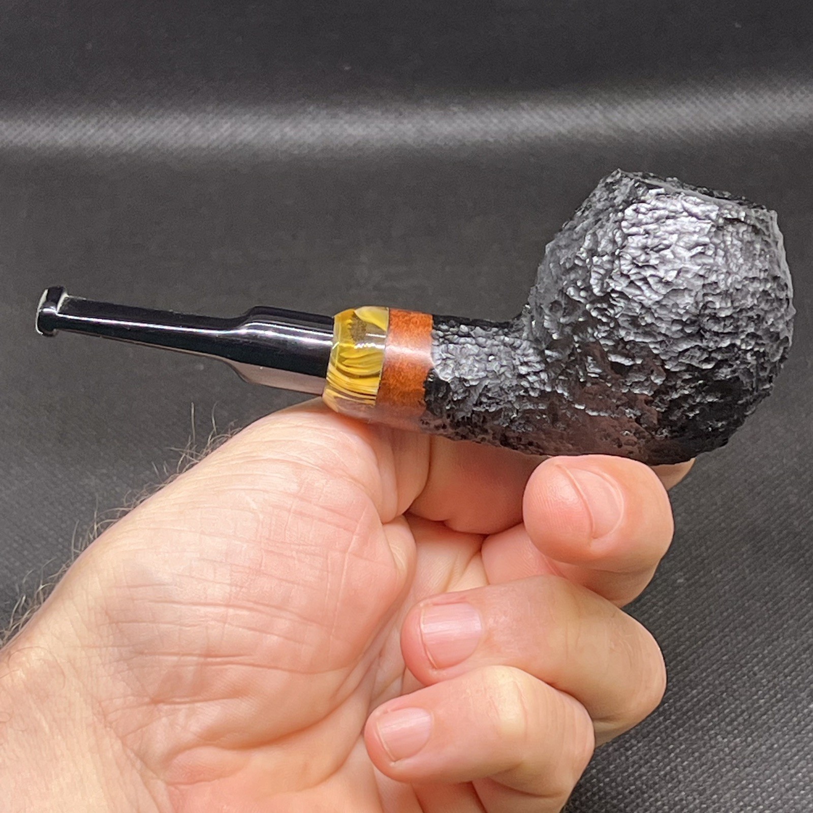 Dagner Pipes Custom Design BLACK EL DAGNER 2026 Tobacco Pipe Briar New Unsmoked