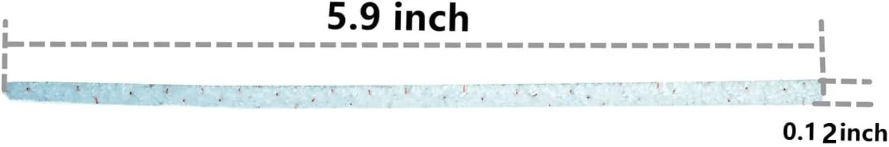 White Pipe Cleaners Hard Bristle Bulk 6 Inch (50 Pack) for Clean Tar Resin Plast