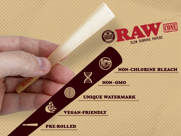 RAW Classic 500’s 1 1/4 Rolling Papers 500 Count w/ Raw 79mm Roller Machine