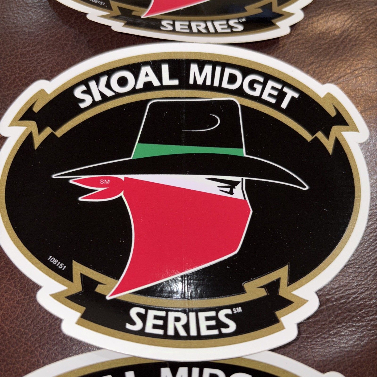 Lot Of 3 SKOAL MIDGET SERIES OVAL DECAL STICKER 5X 4″ NOS