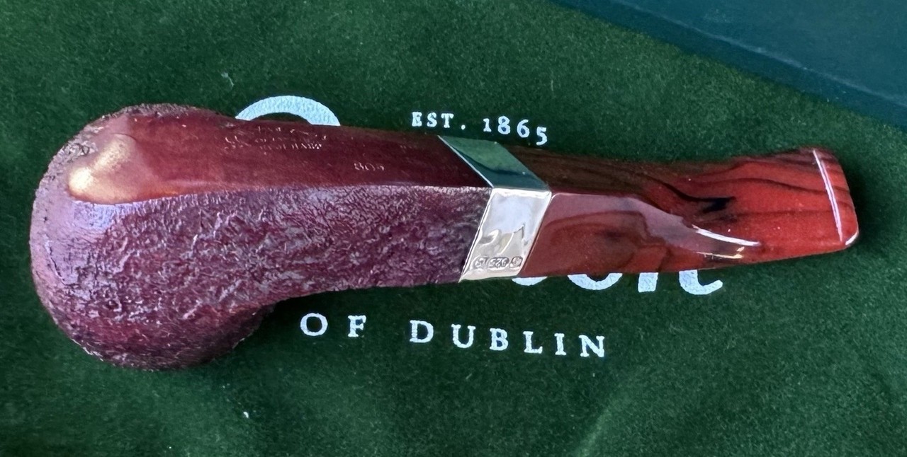 Peterson Irish Harp Sandblasted Bent Bulldog (80s) Tobacco Pipe – NEW