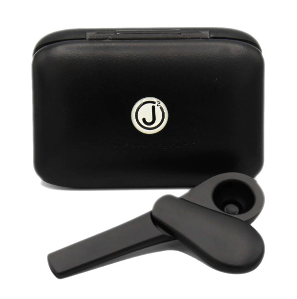 Journey J2 Screenless Magnetic Smoking Pipe w Case 100% Authentic BLACK