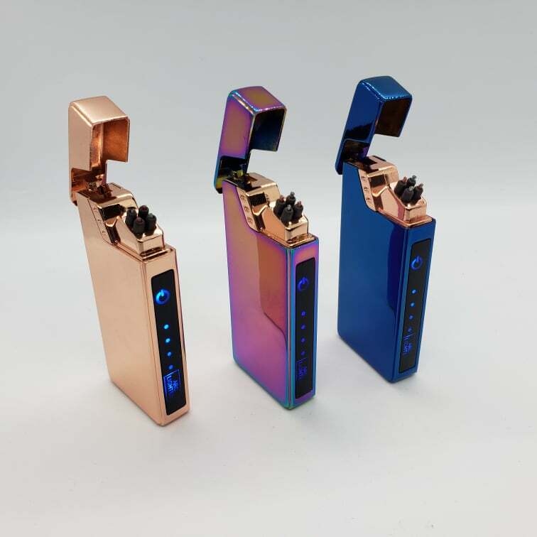 Dual Arc Plasma Electric Lighter USB Rechargeable 2020