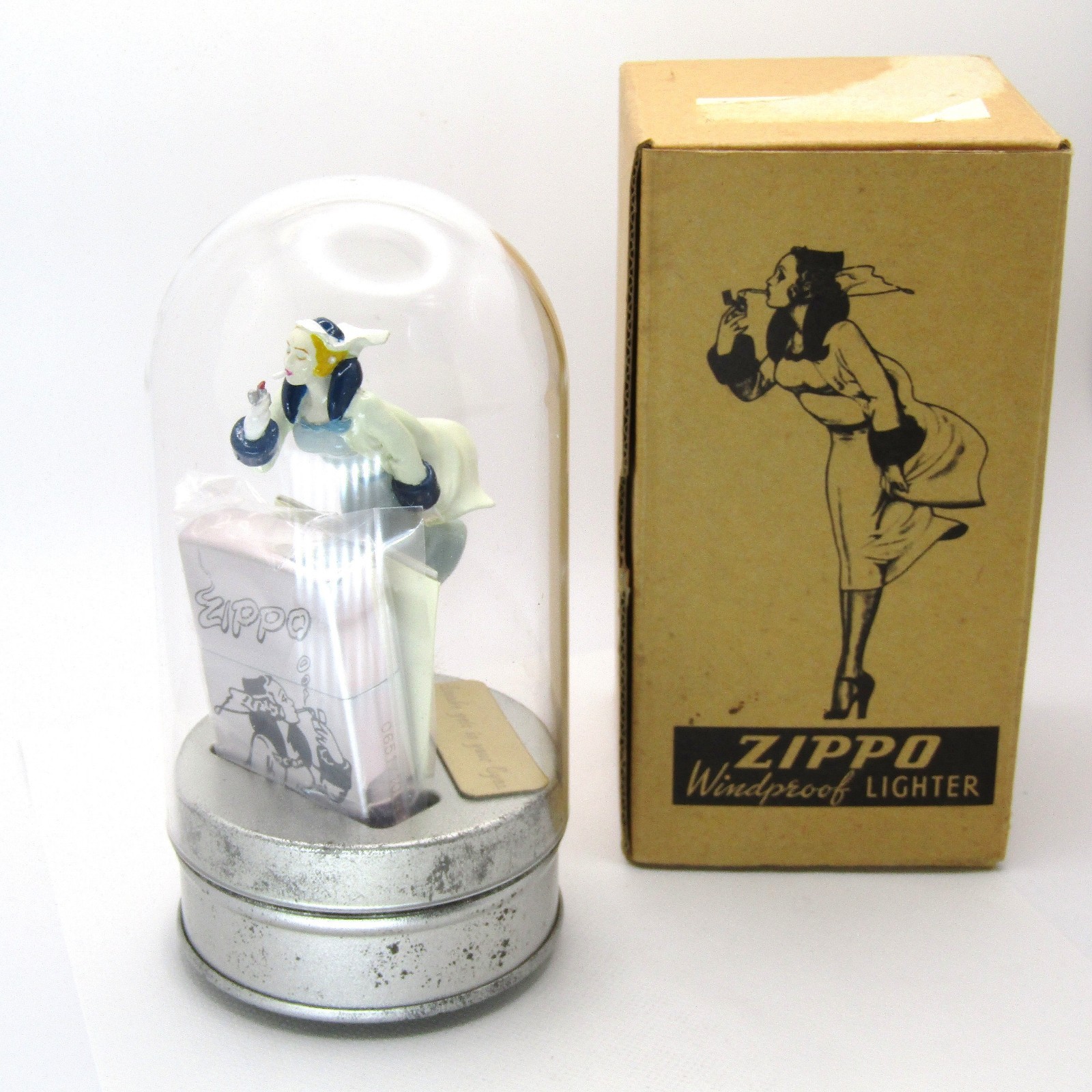 Windy Music Box Figure Zippo Set Limited 0651/1000 Unused 1996 Rare